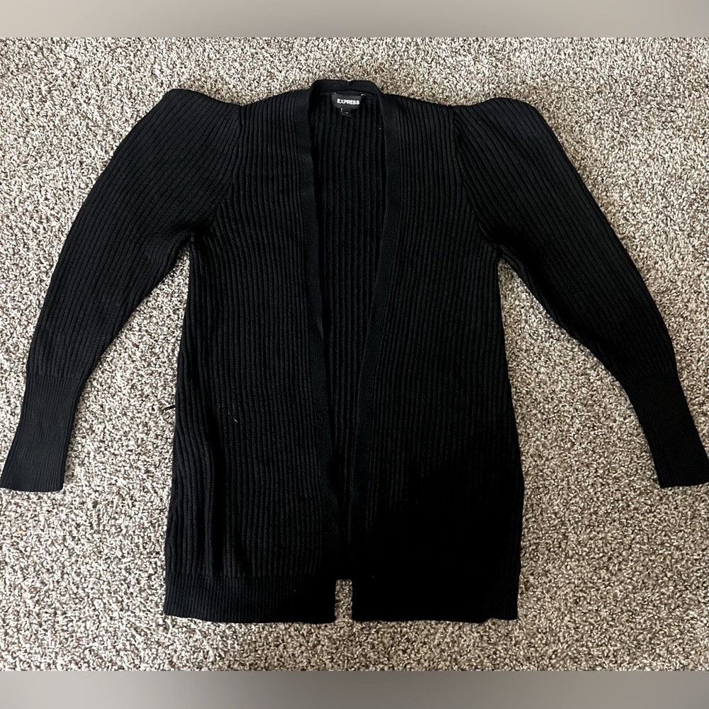EXPRESS Pointy shoulder cardigans sweater size XS .